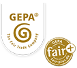 Der LOGO Online Shop ist GEPA zertifiziert