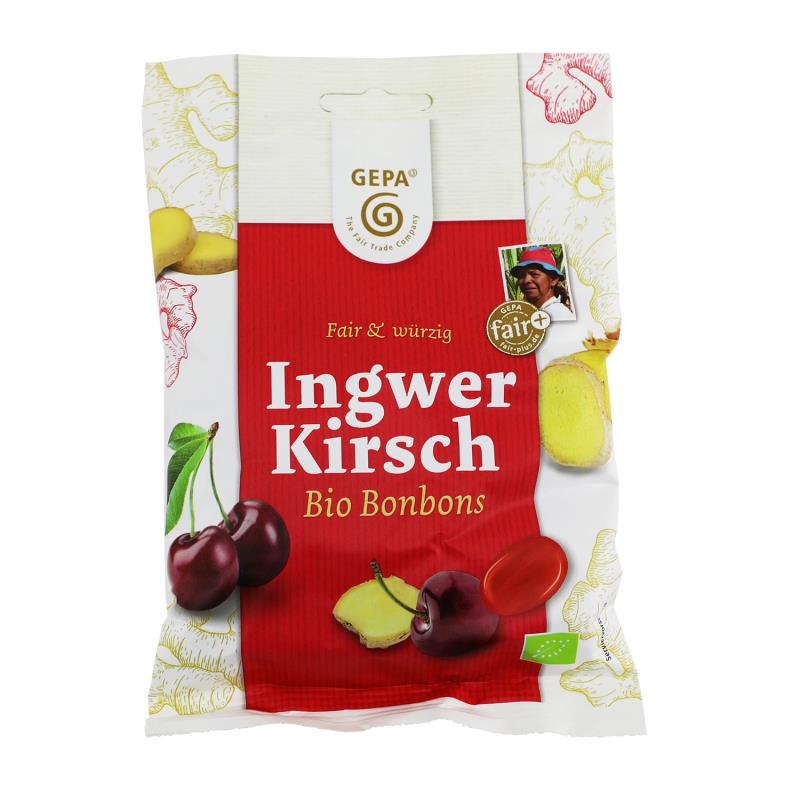 Ingwer Kirsch Bio Bonbons