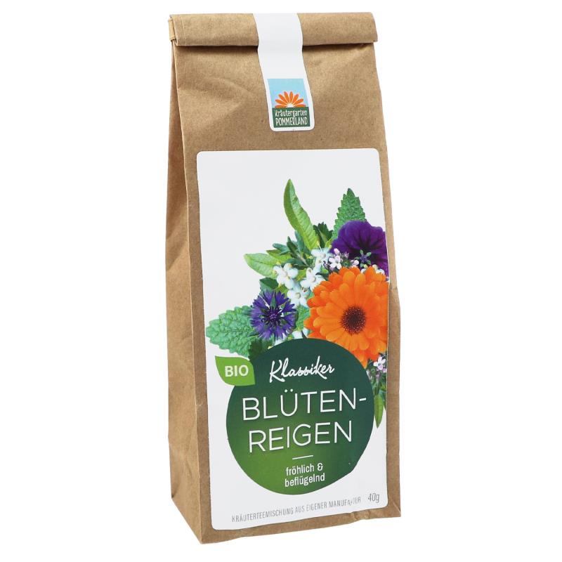 Bio Kräutertee Blütenreigen Papiertüte