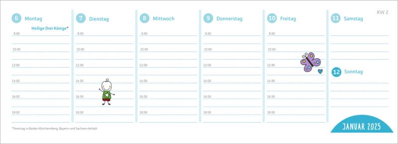 ErzieherInnen-Tischkalender 2024 / 2025