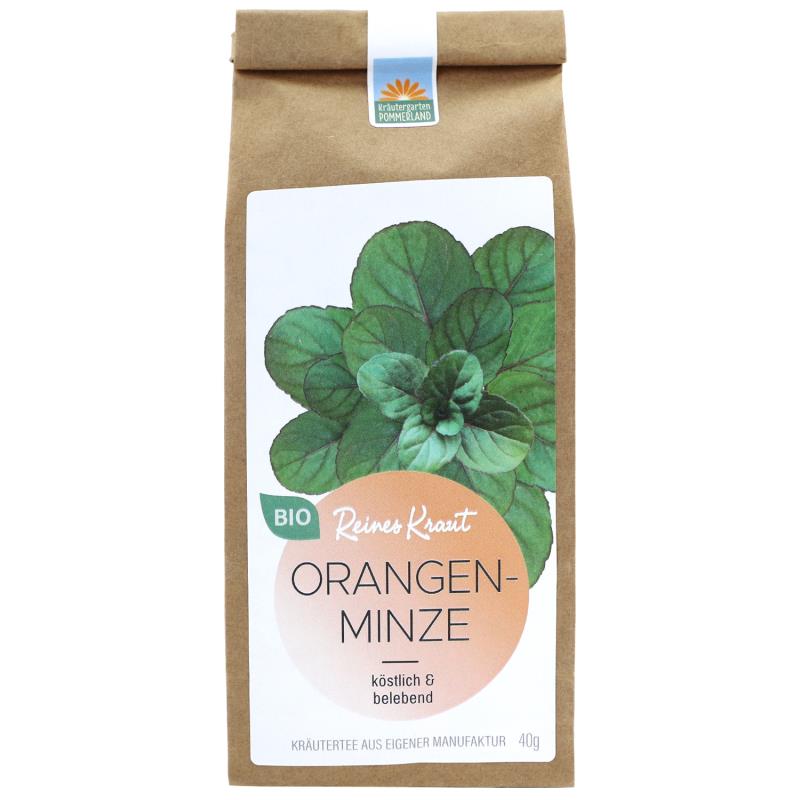 Bio Kräutertee Orangenminze Papiertüte