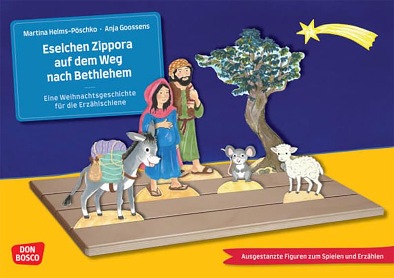 Eselchen Zippora auf dem Weg nach Bethlehem