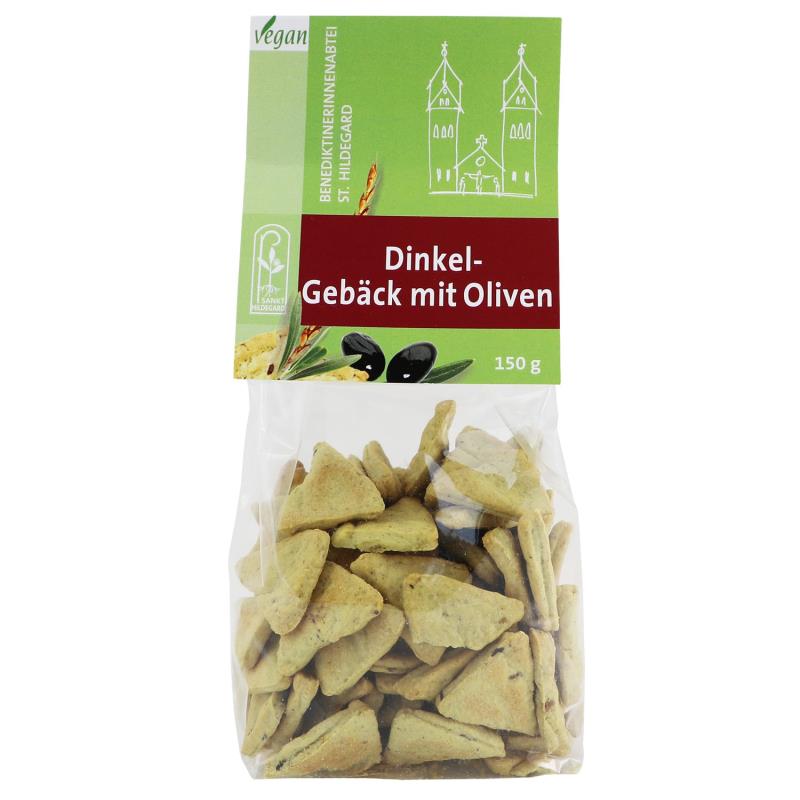 Bio-Dinkel-Gebäck mit Oliven