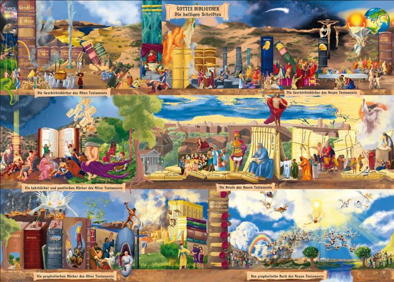 Puzzle "Gottes Bibliothek"