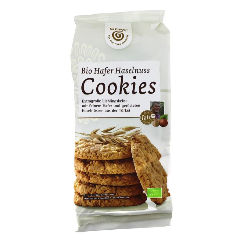 Bio Hafer Haselnuss Cookies