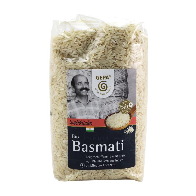 Bio Basmati Reis teilgeschliffen, 500 g