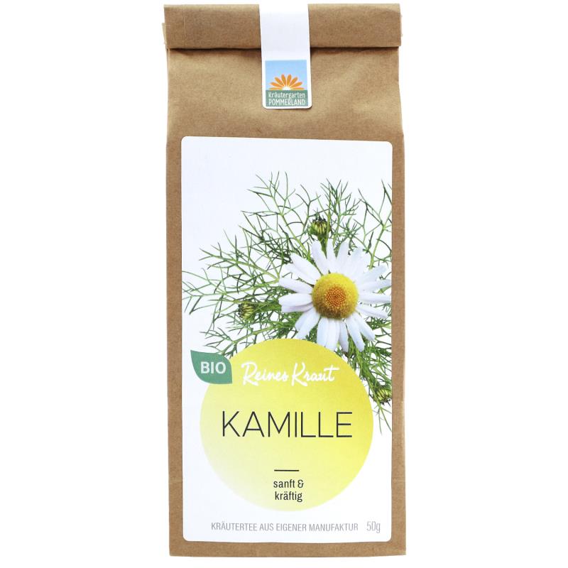 Bio Kräutertee Kamille Papiertüte