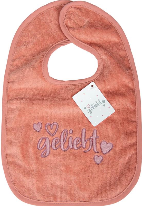 Baby-Lätzchen geliebt altrosa